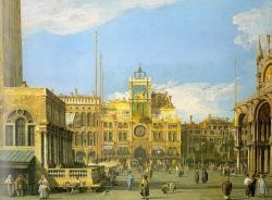 Canaletto - Piazza San Marco - The Clocktower