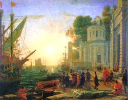 Claude Lorrain - The Disembarkation Of Cleopatra At Tarsus