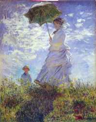 Claude Monet - The Walk - Woman With A Parasol