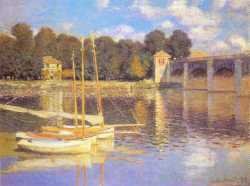 Claude Monet - Le Pont D’Argenteuil