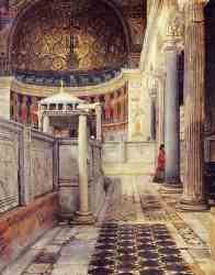 Interior Of The Church Of San Clemente - Rome