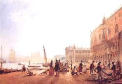 Figures On The Riva Degli Schiavoni