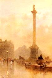 Nelson-s Column In A Fog