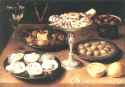 Still’Life With Oysters And Pastries