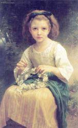 Child Braiding A Crown