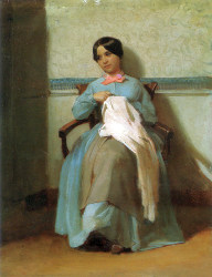 A Portrait Of Léonie Bouguereau