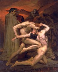 Dante And Virgil In Hell