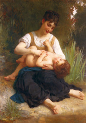 The Joys Of Motherhood (Girl Tickling A Child)