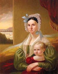 Mrs David Steele Lamme And Son William Wirt