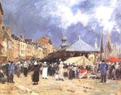 Market At Trouville 1