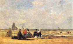 The Beach At Trouville 1