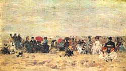 The Beach At Trouville 6