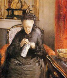 Portait Of Madame Martial Caillebote (the Artist-s Mother)