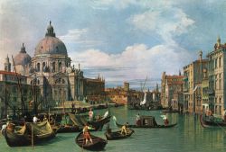 The Grand Canal And The Church Of The Salute