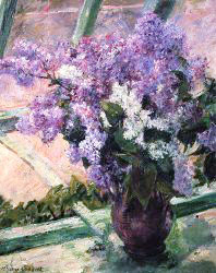 Lilacs In A Window