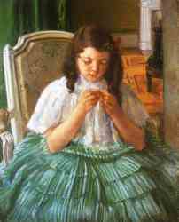 Francoise In Green - Sewing