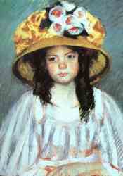 Girl In A Large Hat