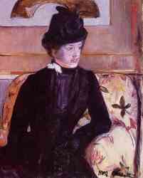 Mrs Gardner Cassatt In Black