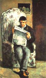 Louis-Auguste Cezanne Father Of The Artist Reading -L’Even