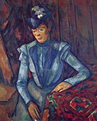 Portrait Of A Lady In Blue