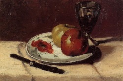 Still Life - Apples And A Glass