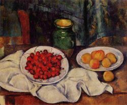 Still Life With A Plate Of Cherries