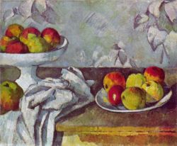 Still Life With Apples And Fruit Bowl