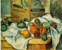 Table, Napkin And Fruit
