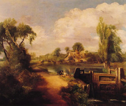 Landscape With Boys Fishing