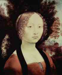 Portrait Of Ginevra De Benci