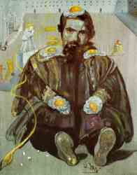 Velazquez Dying Behind The Window On The Left Side Out Of Which A Spoon Projects (1982)