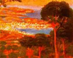View Of Cadaqués With Shadow Of Mount Pani (1917)
