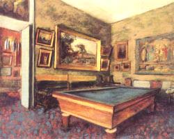 The Billiard Room At Menil’Hubert