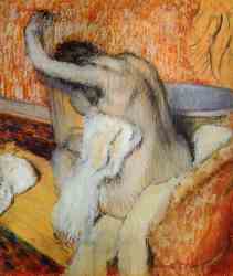 After The Bath - Woman Drying Herself 2