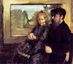 Henri Rouart And His Daughter Helene