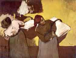 Laundress Carrying Linen