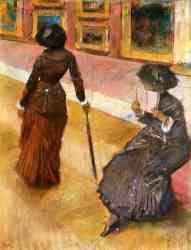 Mary Cassatt At The Louvre 2
