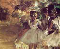 Three Dancers Behind The Scenes