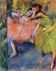 Two Dancers In The Studio