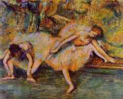 Two Dancers On A Bench