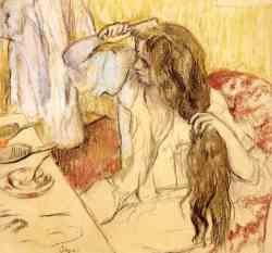 Woman At Her Toilet 1