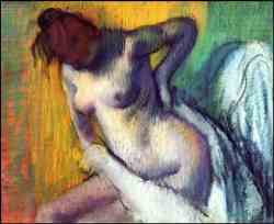 Woman Drying Herself 2