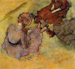 Woman Seated On The Grass