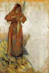 Woman With Loose Red Hair
