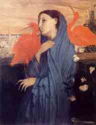 Young Woman And Ibis