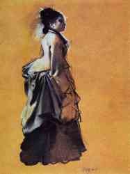 Young Woman In Street Dress