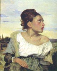 Orphan Girl At The Cemetery