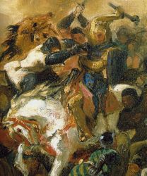 The Battle Of Tailleburg (Detail Of Louis IX On White Horse)