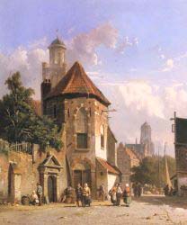 View Of A Dutch Street