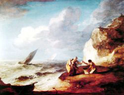 A Rocky Coastal Scene